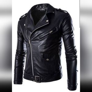 Top quality Japanese Faux Leather jacket Stylish Look Original YKK zip Premiu